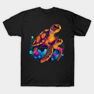 Sea Turtle Mothers Day T-Shirt